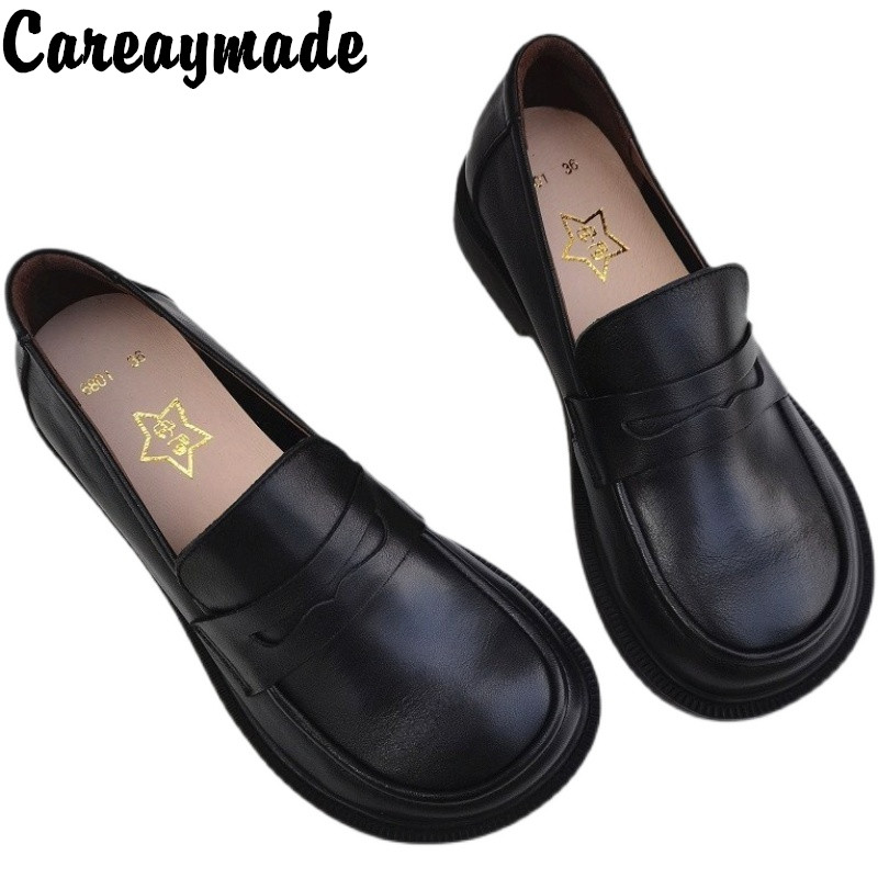 Men'S Shoes For Work - Careaymade-Áo Khoác Trơn Trượt Trên Giày