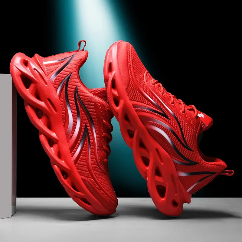 Men Shoes Size 11 - Fashion Running Shoes Men Flame Printed