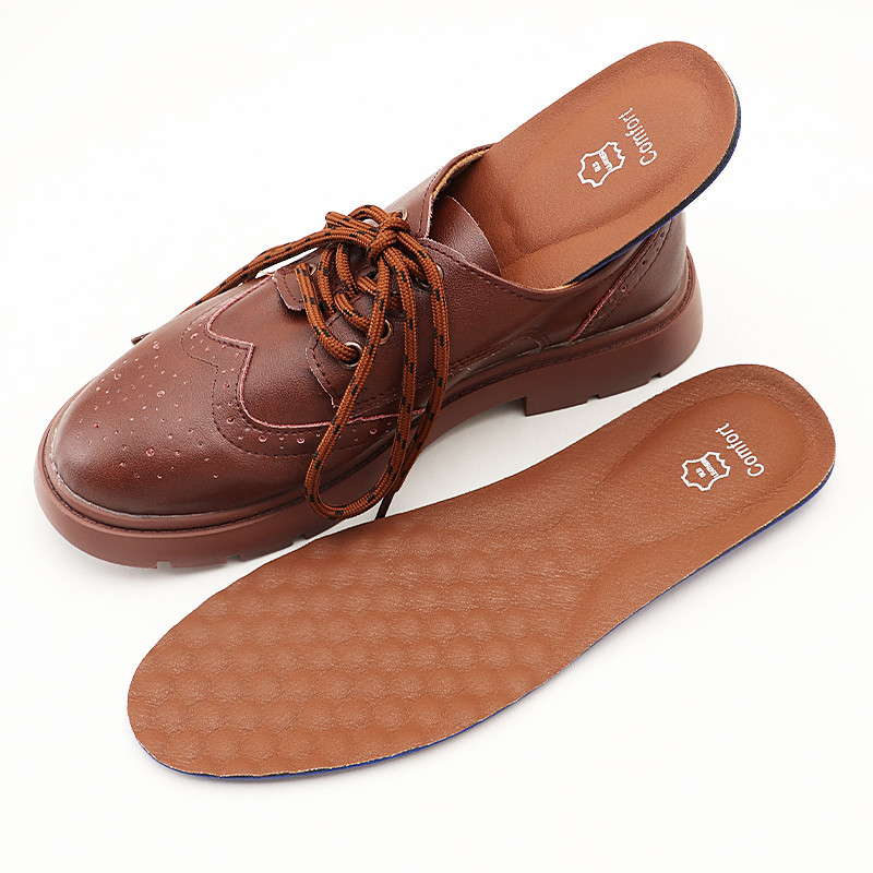 Men'S Shoes For Plantar Fasciitis - Premium Leather Shoe Insole for Flat