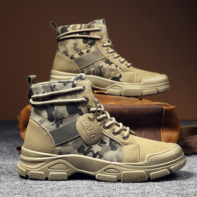 High-Top Boots for Men Autumn  - đánh giá và giá Men'S Shoes For Work