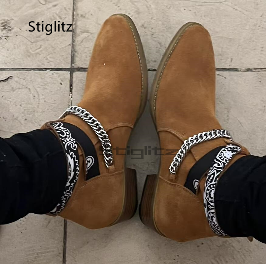 Faux Suede Men's Chelsea Chain - đánh giá và giá Men Shoes Size 11
